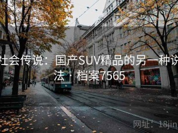 社会传说：国产SUV精品的另一种说法 · 档案7565