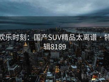 欢乐时刻：国产SUV精品太离谱 · 特辑8189